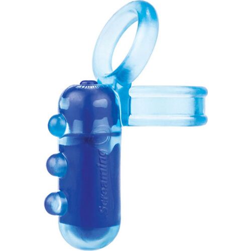 Dangle C-Ring von Screaming O – Doppel-Cockring mit Vibrationsbulle