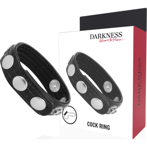 Anillo Pene DARKNESS SENSATIONS mit verstellbaren Einstellungen