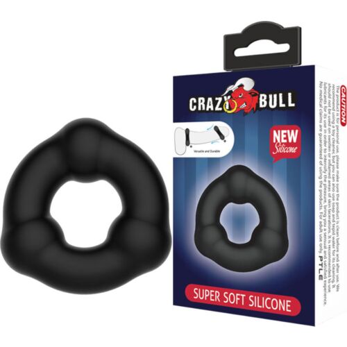 Anillo de Silicona CRAZY BULL con Nódulos para Hombres