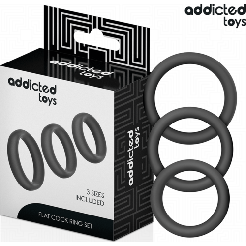 Analketten Addicted Toys Set aus Silikonringen