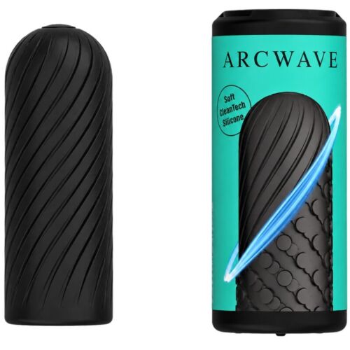 ARCWAVE GHOST Wendbarer Silikon-Masturbator in Schwarz
