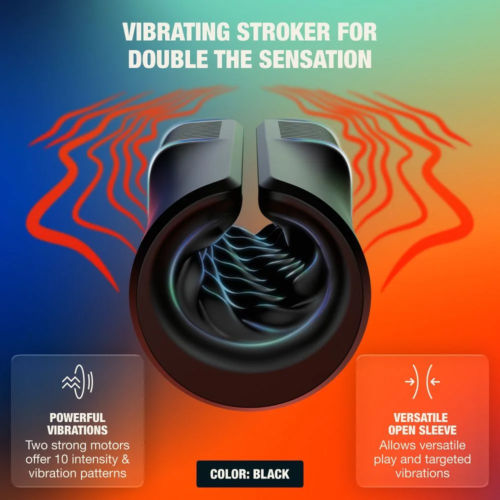 Vibrierender Masturbator ARCWAVE ZING mit Doppelmotor Schwarz