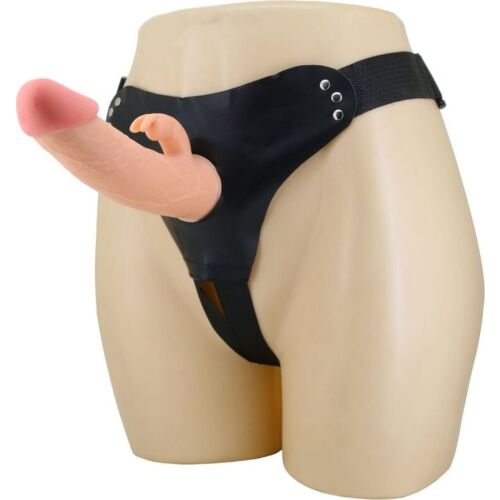 Strap-On Gurt mit 19 cm Dildo von PRETTY LOVE