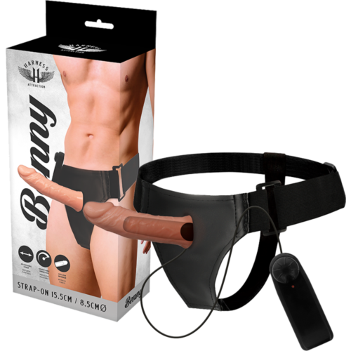 Arnés hueco Benny mit Vibrator von Harness Attraction
