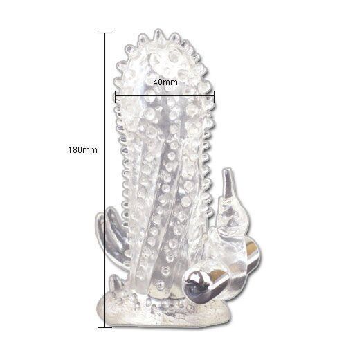 Penis Sleeve BAILE BRAVE MAN RABBIT mit Vibrationselement