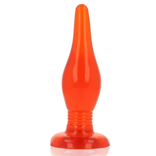 Anal Plug BAILE Red Soft Touch 14.2 cm