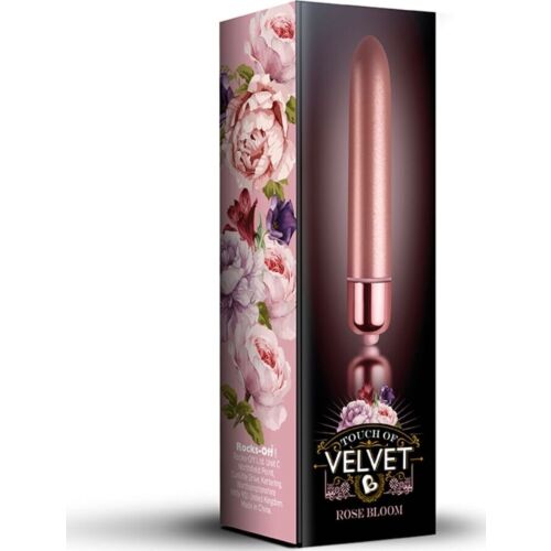 Vibrator ROCKS-OFF Touch of Velvet Rose Bloom 10 Geschwindigkeiten
