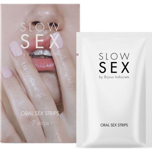 Oral Sex Strips BIJOUX SLOW SEX mit Efecto frío