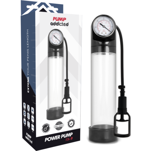 Bomba Alargadora PUMP ADDICTED RX9 mit Vakuumsystem