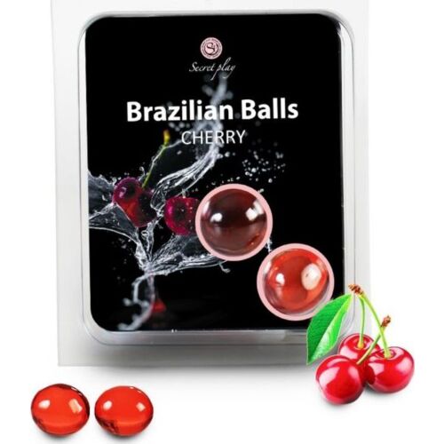 Brazilian Balls SECRETPLAY mit Kirschgeschmack für erotische Spiele