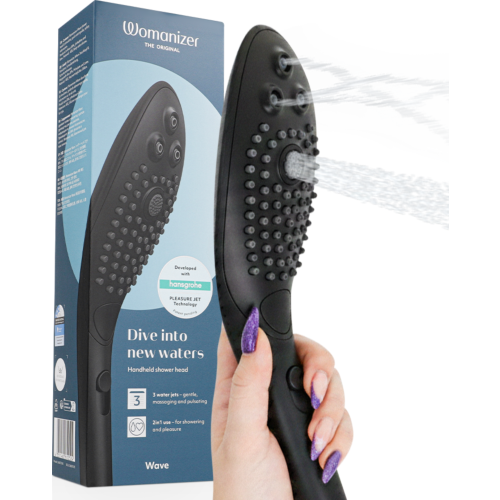 Duschkopf WOMANIZER Wave - Klitorisstimulator und Wassermassage
