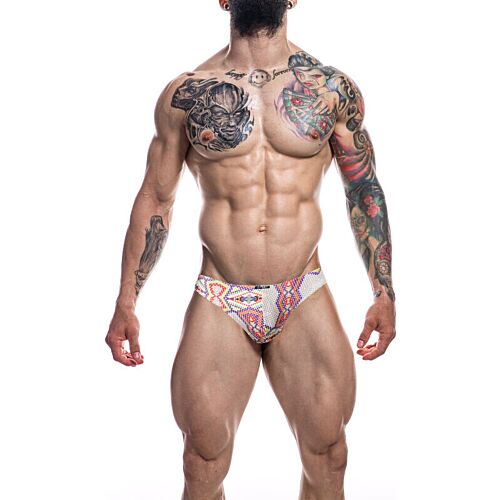 Slip Bikini CUT4MEN Aztec | Ergonomischer Sitz und Komfort.