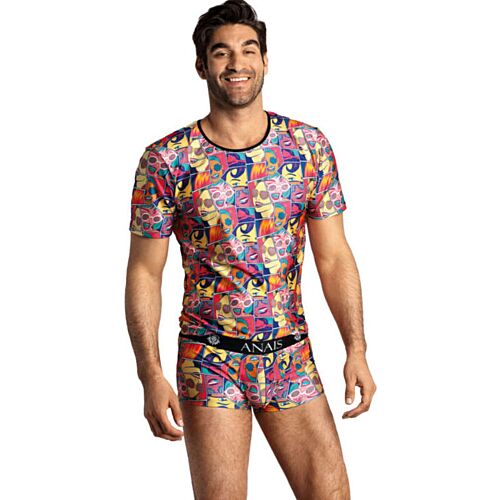 Camiseta ANAIS MEN COMICS Ajuste recomendable y estilo audaz