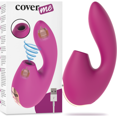 COVERME Klitoris-Sauger & G-Punkt-Vibrator mit 10 Modi