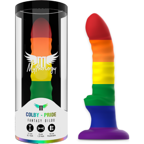 Dildo MYTHOLOGY Colby Pride M - Flexibles Design