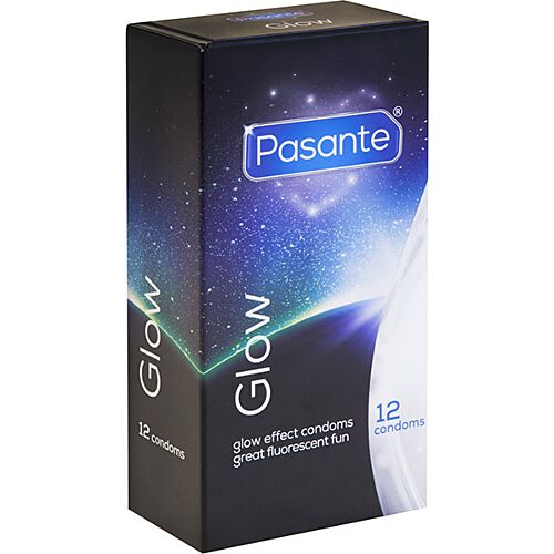 PASANTE Glow Kondome – 12 Stück, leuchtend