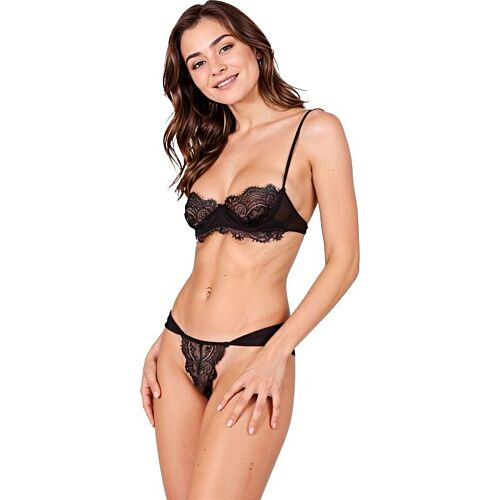 Lingerie Set PASSION TIVOLEA mit Spitzen BH und Tanga