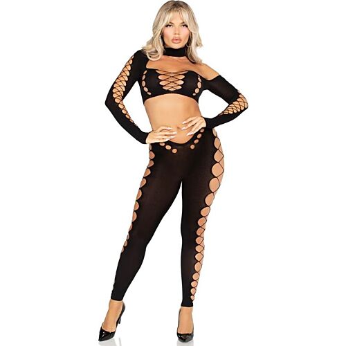Top und Leggings Leg Avenue Seamless Cut-Out