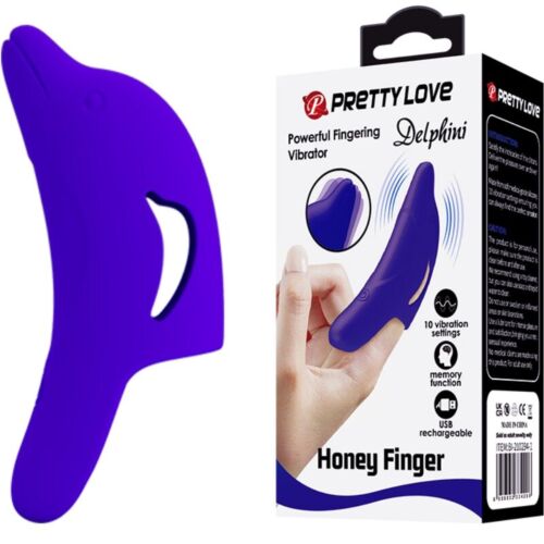 Fingerstimulator PRETTY LOVE DELPHINI mit 10 Funktionen
