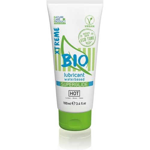 Gleitmittel HOT Bio Superglide Xtreme 100ml für sanfte Hautpflege