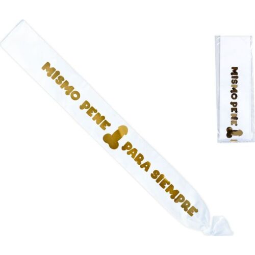 Banda DIABLO PICANTE Pene Metalizado - Lustiges Accessoire für Feiern