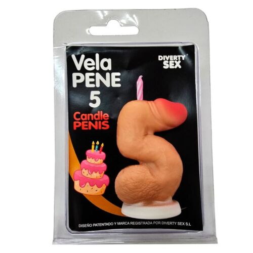 Dekorative Kerze von Diablo Picante im Design eines Penis