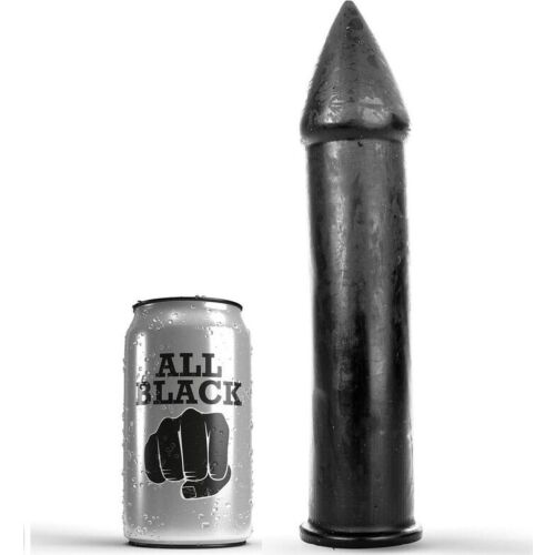 Dildo ALL BLACK 24 CM für intensive Stimulation