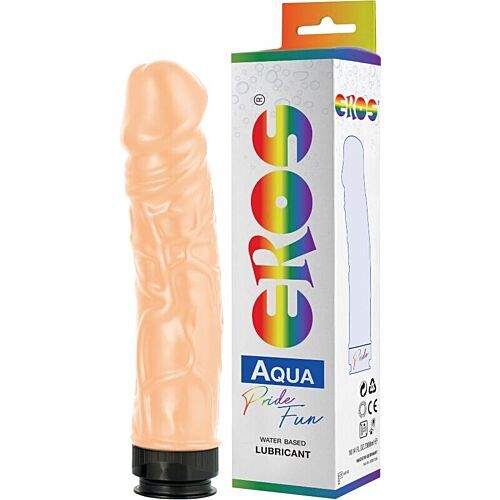 Dildo PRIDE EROS AQUA mit Gleitmittel auf Wasserbasis