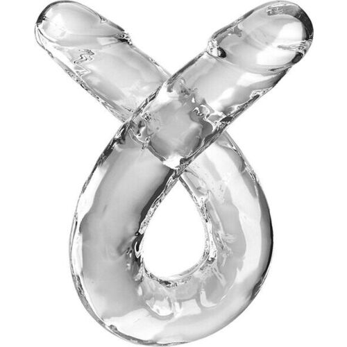 Doppeldildo KING COCK Double Trouble 46 cm mit realistischem Design