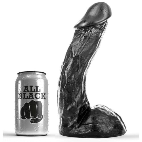 G-Punkt Dildo ALL BLACK DONG 23 cm