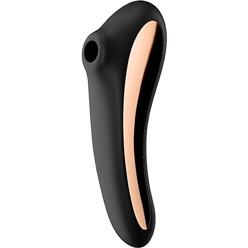 Clitoris Stimulator Dual Kiss Satisfyer - Schwarz