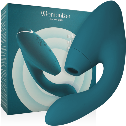 Succionador WOMANIZER DUO 2 mit klitoraler und G-Punkt-Stimulation