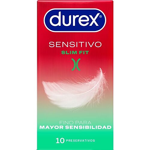 DUREX Kondome Sensitivo Slim Fit 10 Einheiten - Bequeme Passform