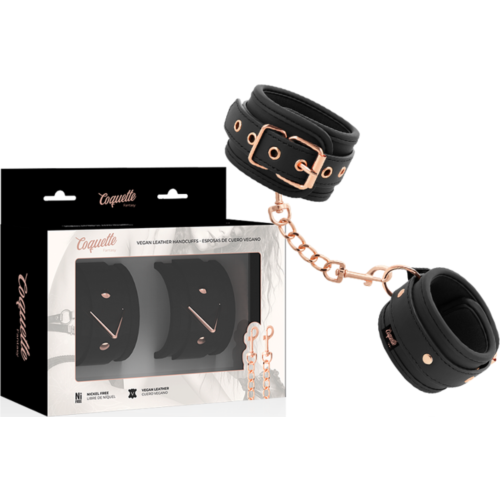 Bondage Handschellen COQUETTE FANTASY aus veganem Leder