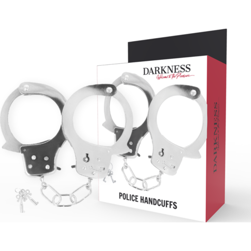 Esposas Metal DARKNESS mit Schlüssel und Sicherheitsverschluss