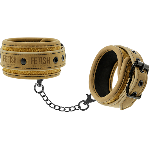 BDSM Zubehör FETISH SUBMISSIVE ORIGIN - Vegane Lederspanketten