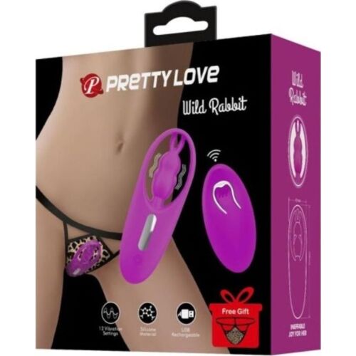 Vibrador Pretty Love Wild Rabbit mit Fernbedienung