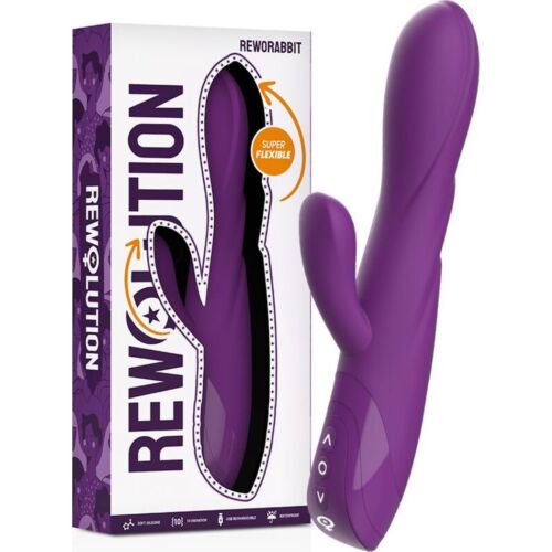 Vibrator REWOLUTION REWORABBIT mit flexibler A-Punkt-Stimulation