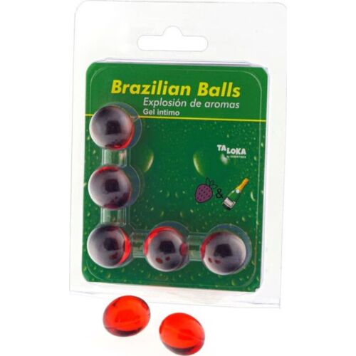 Bolas Brazilian Balls TALOKA mit Erdbeer- und Champagneraroma