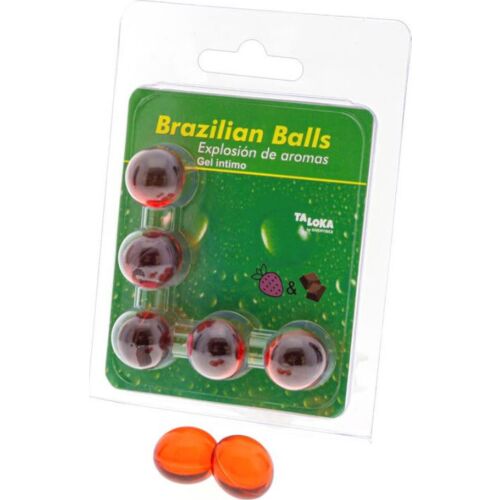 Brazilian Balls TALOKA mit Erdbeer- und Schokoladengeschmack