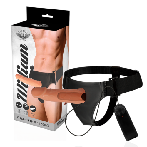 Hollow Harness HARNESS ATTRACTION Willian mit Vibrator 17 cm