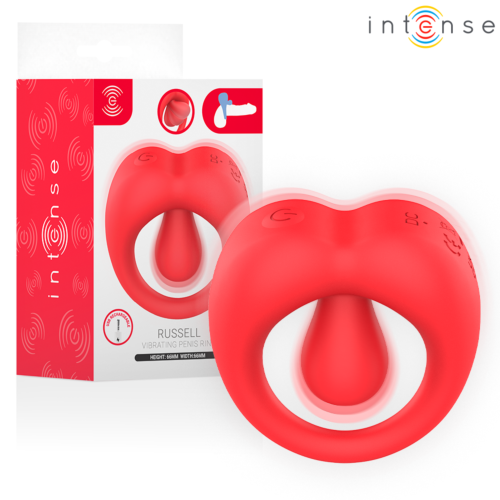 Vibrationsring INTENSE FOR HIM RUSSELL mit Klitorisstimulator
