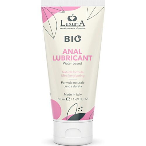Anal Gleitmittel INTIMATELINE Luxuria BIO 50 ml mit natürlichen Extrakten