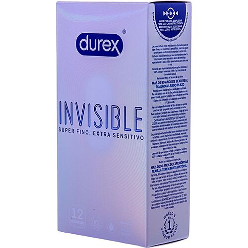 Kondome Durex Invisible Ultra Fino - Maximale Empfindlichkeit