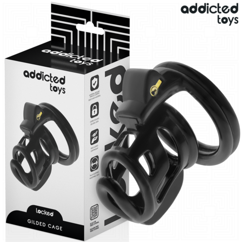 Jaula für den Penis ADDICTED TOYS LOCKED 8,5 cm für Kontrolle