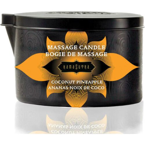 Massagekerze KAMASUTRA Coconut & Pineapple 170g für sinnliche Massagen