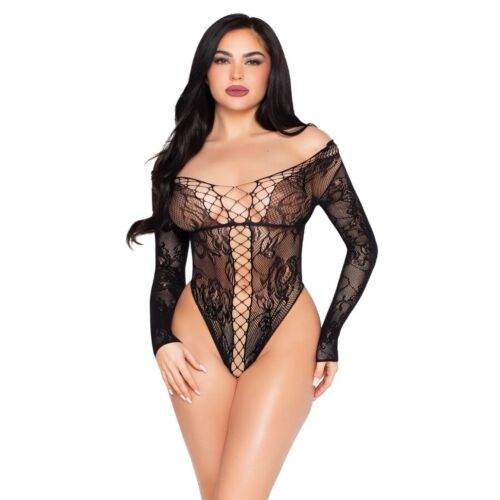 Teddy LEG AVENUE KINK 89370 mit lace und netz