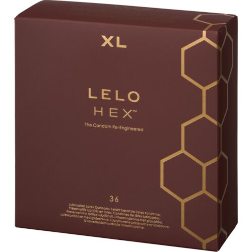 LELO HEX Respect XL Kondome – 36er Pack für mehr Komfort
