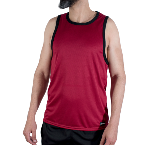 Sport T-Shirt MACHO UNDERWEAR Maroon Gym L/XL