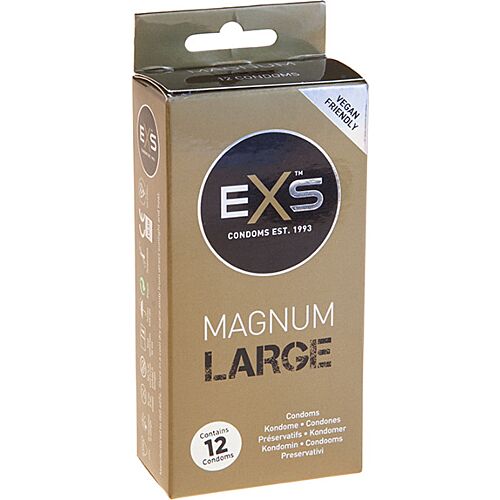 Kondome Exs Magnum Large für größere Penisse - 12er Pack
